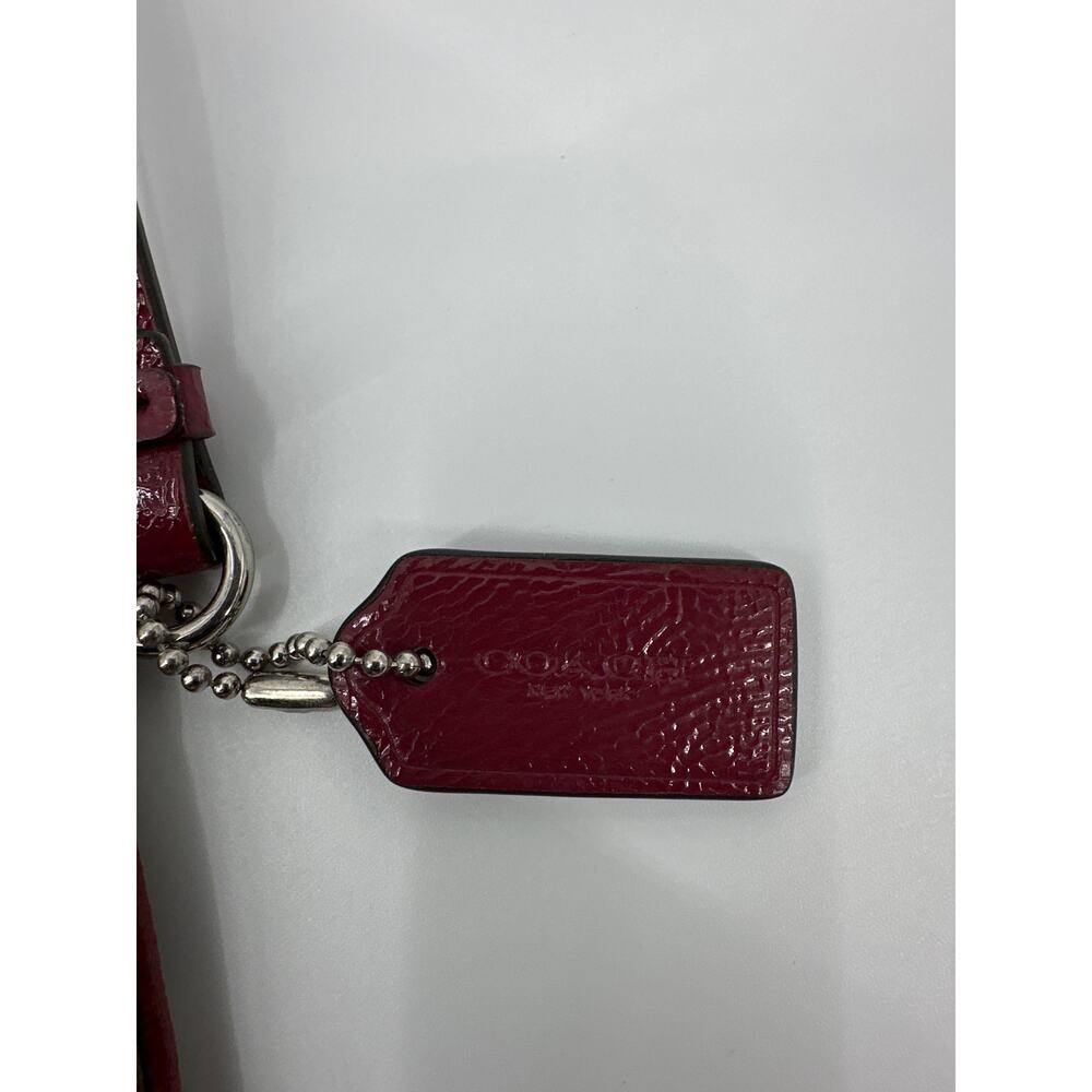 Coach F51775 Signature C Wristlet With Burgundy P… - image 3